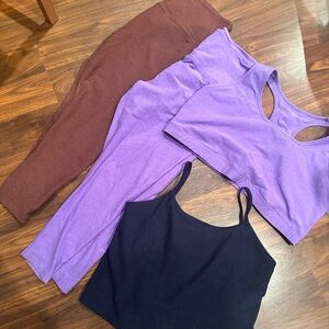 Beyond Yoga Plus Sized Activewear Lot Bra and Leggings